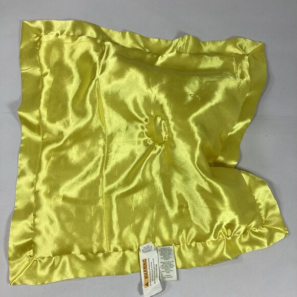 Cloud Island Lovey Security Blanket Chicken Chick Plush Crinkle Satin Yellow - Picture 4 of 8